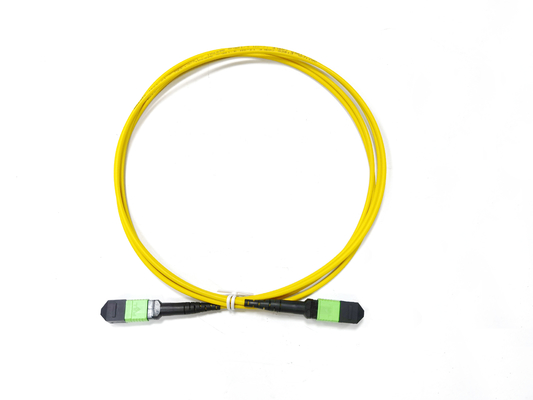 comprar Fibra ótica MTP MPO APC da polaridade B 12 fêmea ao conjunto de cabo masculino do caminhão do cabo de remendo Fabricação em linha