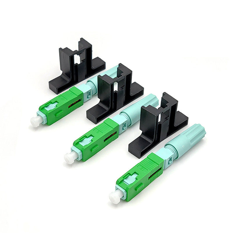 Indoor 5G FTTx 0.3dB Fast Connector Fiber Optic Quick Connector Single Mode