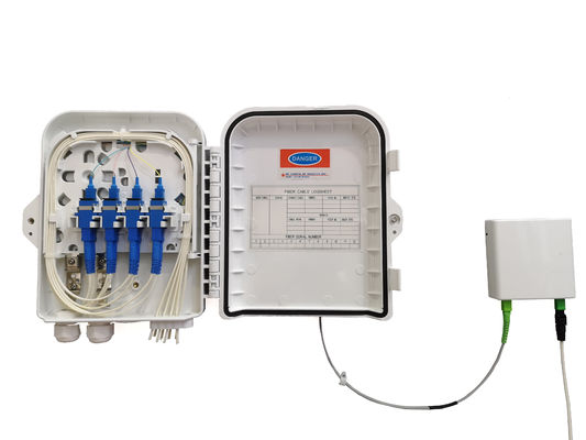 YINGDA FTTH 8 núcleos Pólus de plástico montado Fibra óptica divisor caixa de distribuição Caixa cabo 3mm para interior