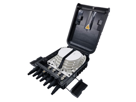YINGDA FTTH 8 Portos Splitter Box IP65 impermeável CTO-8R MINI SC Adaptador com bota de borracha