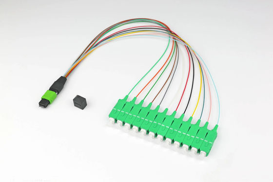 Cabo MPO MTP de alto desempenho da YINGDA para ligações de fibra óptica de longa duração