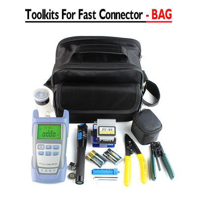 Kit de ferramentas de fibras FTTH para descascar e cortar fios isolados de borracha