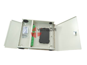 Waterproof 4 o painel de remendo ODF da fibra ótica da porta dos portos 2 fixado na parede com adaptadores de SC/APC