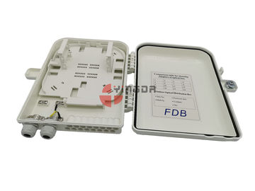 Caixa do divisor da fibra ótica do PLC do ABS diâmetro do cabo de 7 - 10 milímetros para a rede do governo da Nigéria de FTTH