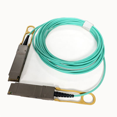 Cable AOC 40Gbps Taxa de transmissão Ethernet com módulo óptico OM3 3mm