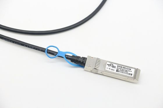 Soluções de baixo custo 25GBASE SFP28 DAC Cable 3 metros Passive Twinaxial Cable para 25G Ethernet