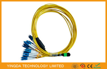 24Cores Multi Fiber Bundle MTP MPO Cable MPO LC Fan Out Patch Cord 2mm