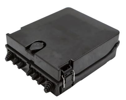 5 divisor do adaptador 1x16 1x8 do SC do preto 24cores da caixa de distribuição do cabo de fibra ótica dos portos